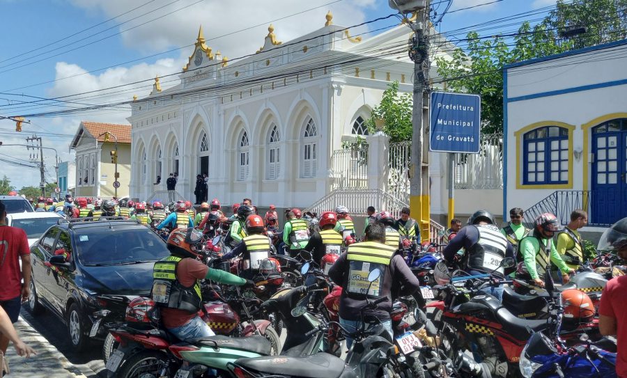 Mototaxistas protestam e pedem exoneração do diretor de Trânsito De